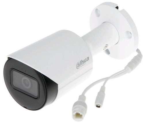 DAHUA TELECAMERA IP BULLET 4MPx 3,6mm STARLIGH IR30M IP67 H265+ DC12V/POE MIC BIANCO